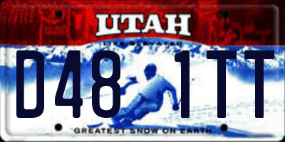 UT license plate D481TT