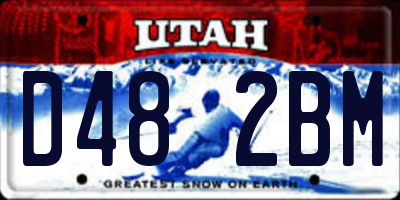 UT license plate D482BM