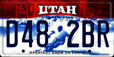 UT license plate D482BR
