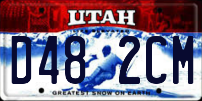 UT license plate D482CM