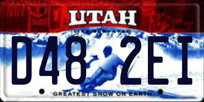 UT license plate D482EI