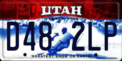 UT license plate D482LP