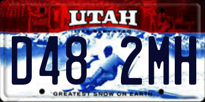UT license plate D482MH