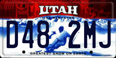 UT license plate D482MJ
