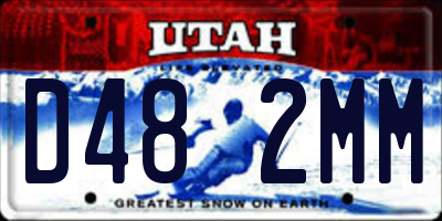UT license plate D482MM
