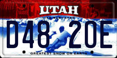 UT license plate D482OE