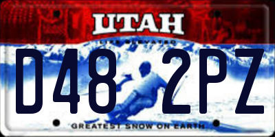 UT license plate D482PZ