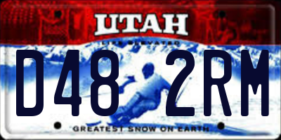 UT license plate D482RM
