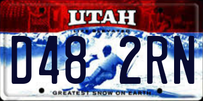 UT license plate D482RN