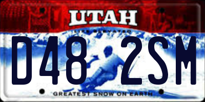 UT license plate D482SM