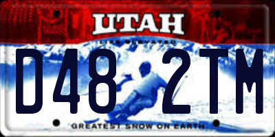 UT license plate D482TM