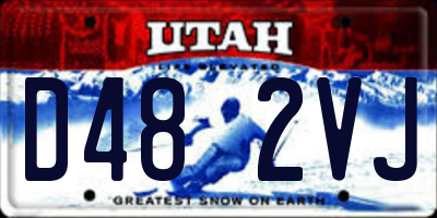 UT license plate D482VJ