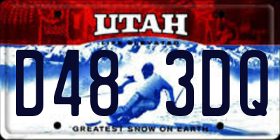 UT license plate D483DQ