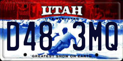 UT license plate D483MQ