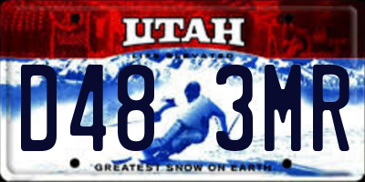 UT license plate D483MR