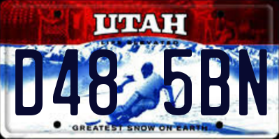 UT license plate D485BN