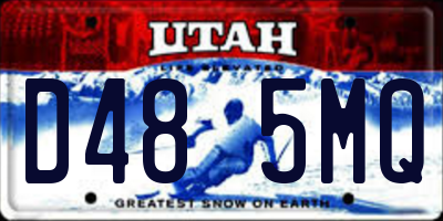 UT license plate D485MQ
