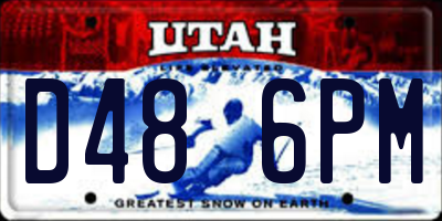 UT license plate D486PM