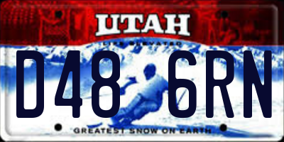 UT license plate D486RN