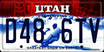UT license plate D486TV