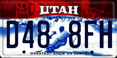 UT license plate D488FH
