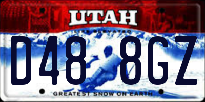 UT license plate D488GZ