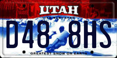 UT license plate D488HS