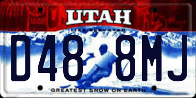 UT license plate D488MJ