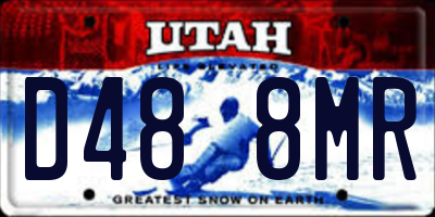 UT license plate D488MR