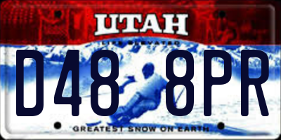 UT license plate D488PR