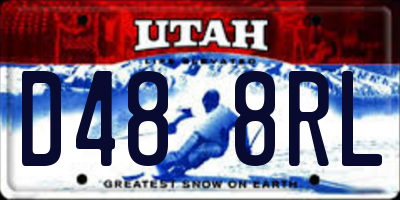 UT license plate D488RL