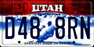 UT license plate D488RN