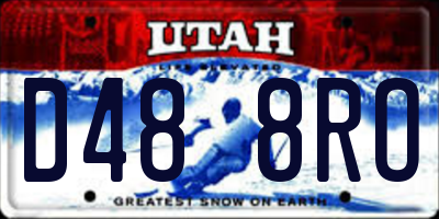 UT license plate D488RO