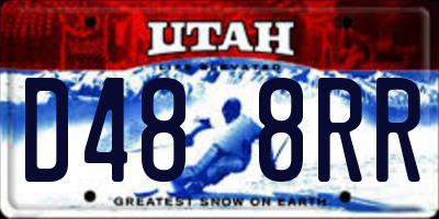 UT license plate D488RR