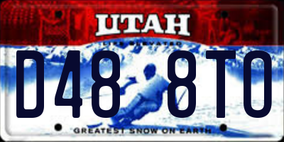 UT license plate D488TO
