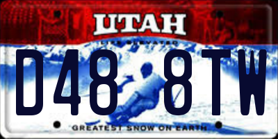 UT license plate D488TW