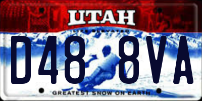 UT license plate D488VA