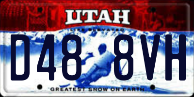 UT license plate D488VH