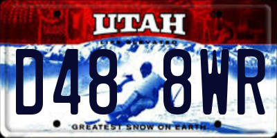 UT license plate D488WR