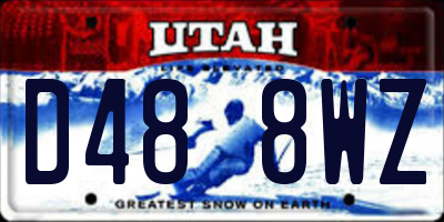 UT license plate D488WZ