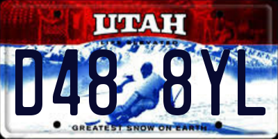 UT license plate D488YL