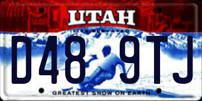 UT license plate D489TJ