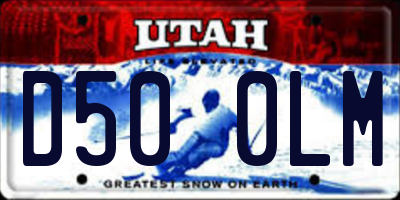 UT license plate D500LM