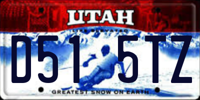 UT license plate D515TZ