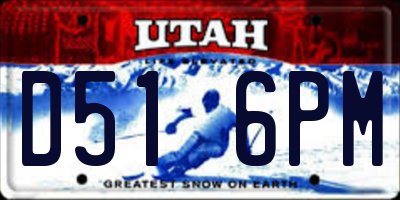 UT license plate D516PM
