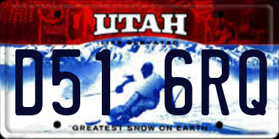 UT license plate D516RQ