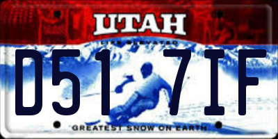 UT license plate D517IF