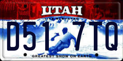 UT license plate D517TQ