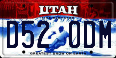 UT license plate D520DM