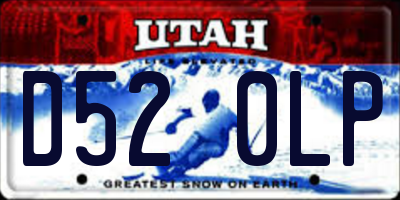 UT license plate D520LP